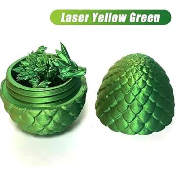 Zobetro 3D Printed Dragon Surprise Egg for Kids & Collectors