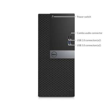 Dell OptiPlex 7040 Mini Tower Desktop PC, Intel i7-6700, 32GB, 512GB SSD, Win 10 (Renewed)