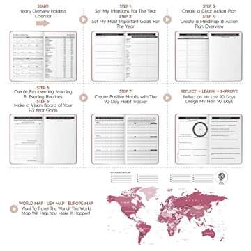 Life and Goal Planner for Productivity and Happiness