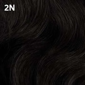 COLORCHARM Permanent Liquid Hair Color for Gray Coverage| 2N Very Dark Brown| 1.4 Fl Oz