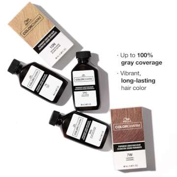 COLORCHARM Permanent Liquid Hair Color for Gray Coverage| 2N Very Dark Brown| 1.4 Fl Oz