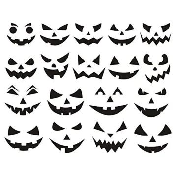 Calidum Halloween Pumpkin Decorating Stickers for All Ages