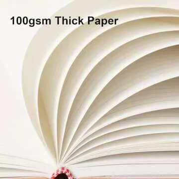 Comix Lined Journal Notebooks, 4 Pack, 176 Pages, 5.5 x 8.3, 100gsm Thick Paper, A5 Hardcover Notebooks with Pen Loop and Inner Pocket, for School Business Office College