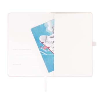 Comix Lined Journal Notebooks, 4 Pack, 176 Pages, 5.5 x 8.3, 100gsm Thick Paper, A5 Hardcover Notebooks with Pen Loop and Inner Pocket, for School Business Office College