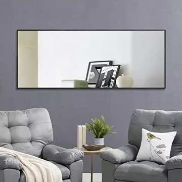 Elevens 65x22 Full Length Mirror with Shatter-Proof Design