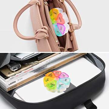 Pill Organizer, Weekly Pill Organizer, Pill Box, Medicine Organizer, Pill Case, Pill Container, Pill Box 7 Day, Pill Holder, Travel Pill Case