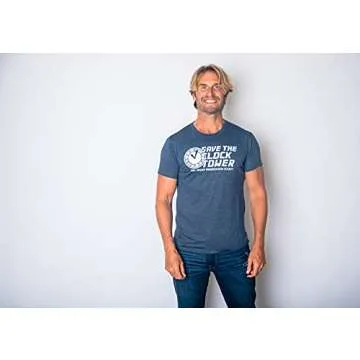 Funny Save The Clock Tower T-Shirt for All Movie Lovers