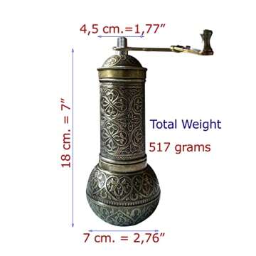 Manual Coffee Grinder – Portable Turkish Style Coffee and Pepper Mill