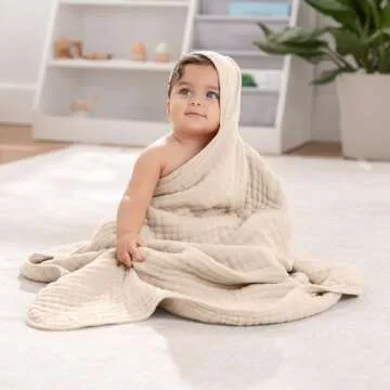 Comfy Cubs Soft Hooded Towel Set for Baby Bath Time