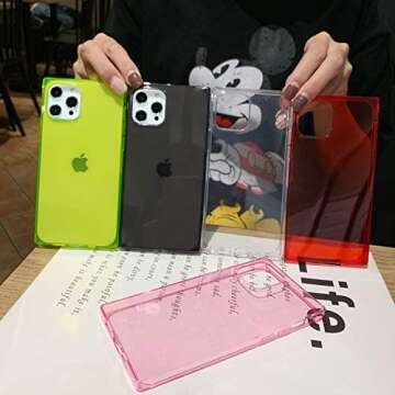 Tzomsze iPhone 12 Pro Max Clear Case - Stylish & Protective