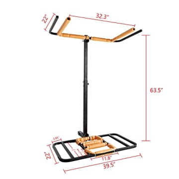 RV Kayak Rack Holds 2 Kayaks & Bikes 300 lb Capacity