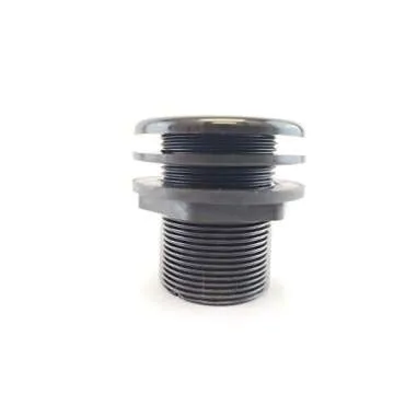 Lifegard Aquatics 1/2-Inch Double Threaded Bulkhead - Leak-Proof PVC Design