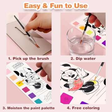 Pocket Mess Free Watercolor Painting Kit for Kids