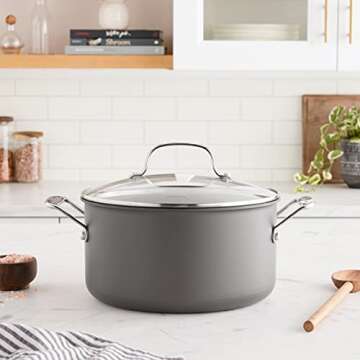 Cuisinart 644-24 Chef's Classic 6-Quart Nonstick-Hard-Anodized, Stockpot w/Cover
