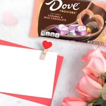 DOVE PROMISES Valentine's Love Notes Caramel Milk Chocolate Candy, 7.94 oz