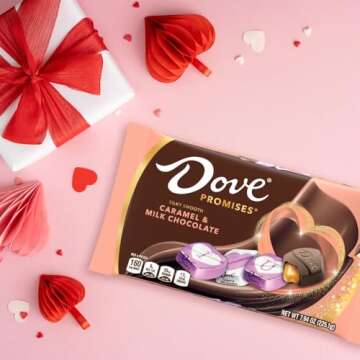 DOVE PROMISES Valentine's Love Notes Caramel Milk Chocolate Candy, 7.94 oz
