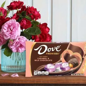 DOVE PROMISES Valentine's Love Notes Caramel Milk Chocolate Candy, 7.94 oz