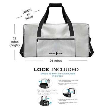 Fireproof and Waterproof Duffel Bag: Essential Safety for Valuables