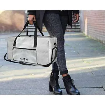 Fireproof and Waterproof Duffel Bag for Valuables - Large Storage