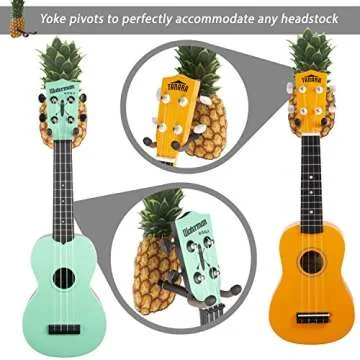 Pineapple Ukulele Wall Mount for Easy Access & Style