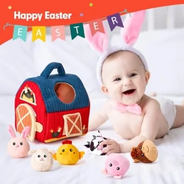 Hahaland Baby Toys Surprise Barn | Sensory Fun for Infants