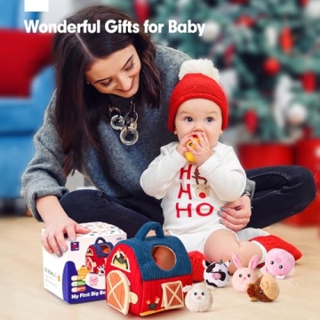 Hahaland Baby Toys Surprise Barn | Sensory Fun for Infants