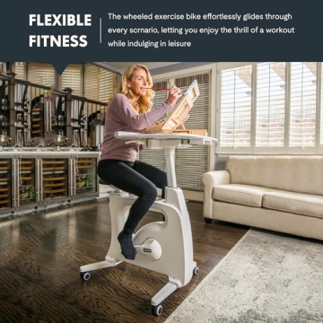FLEXISPOT 3-IN-1 Desk Bike for Home Fitness