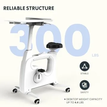 FLEXISPOT 3-IN-1 Desk Bike for Home Fitness
