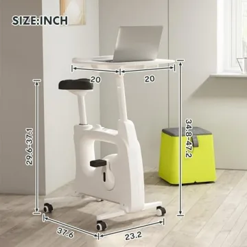 FLEXISPOT 3-IN-1 Desk Bike for Home Fitness