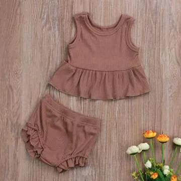 Adorable Baby Girls Summer Outfit Set 12-18M