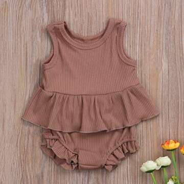 Adorable Baby Girls Summer Outfit Set 12-18M