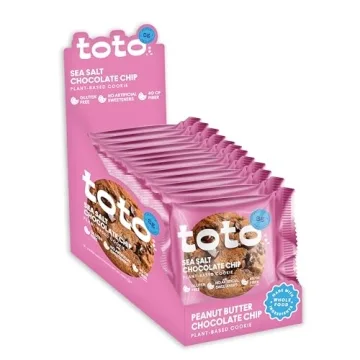 Toto's Sea Salt Chocolate Chip Cookies: Vegan & Gluten-Free High-Fiber Snacks