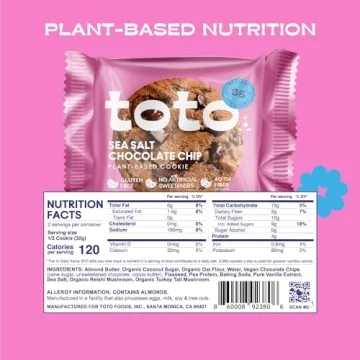 Toto's Sea Salt Vegan Cookies - Gluten-Free Delightful Treats