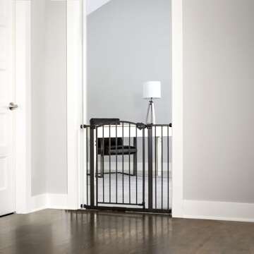 Regalo Easy Step Arched Décor Walk Thru Baby Gate