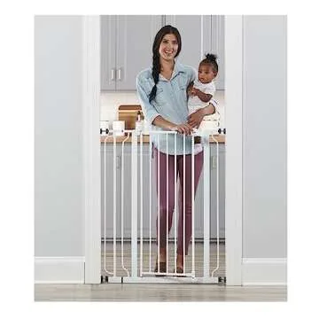 Regalo Easy Step Arched Décor Walk Thru Baby Gate