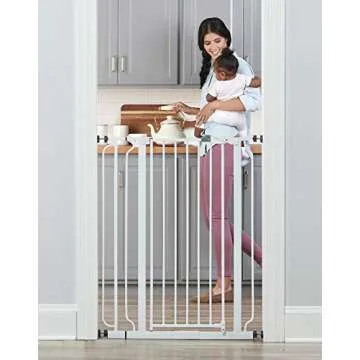 Regalo Easy Step Arched Décor Walk Thru Baby Gate