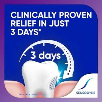 Sensodyne Rapid Relief Sensitive Toothpaste, Sensitive Teeth Treatment, Mint - 3.4 Ounces