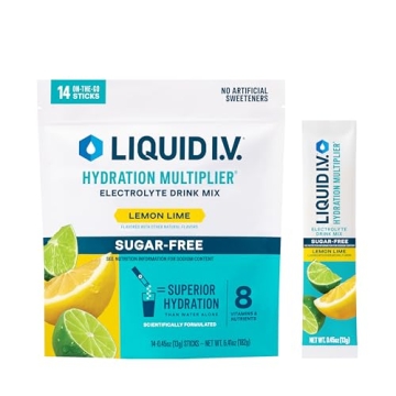 Liquid I.V. Sugar-Free Lemon Lime Hydration Drink Mix