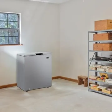 Newair 5 Cu. Ft. Quiet Chest Freezer with Alarm