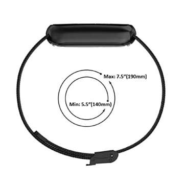 Band for Fitbit Luxe, Stainless Steel Replacement Bands for Fitbit Luxe Fitness Tracker, Quick Release and Adjustable Wrist band for Women & Men, Christmas Gift for Family, Friends, Gold