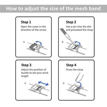 Band for Fitbit Luxe, Stainless Steel Replacement Bands for Fitbit Luxe Fitness Tracker, Quick Release and Adjustable Wrist band for Women & Men, Christmas Gift for Family, Friends, Gold