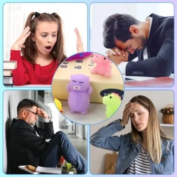 KINGYAO Squishies 24pcs Stress Reliever Toys for Kids