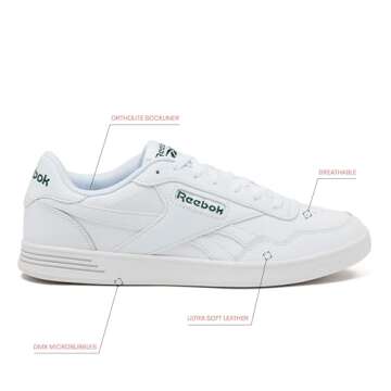 Reebok Unisex Court Advance Sneakers for Men and Women - Comfortable & Iconic Style