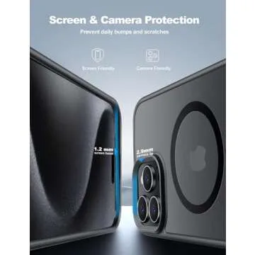 Tigowos iPhone 15 Pro Max Case: Shockproof & Stylish