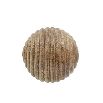 Decorative Wooden Orb - Natural Home or Office Decor