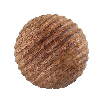 Decorative Wooden Orb - Natural Home or Office Decor