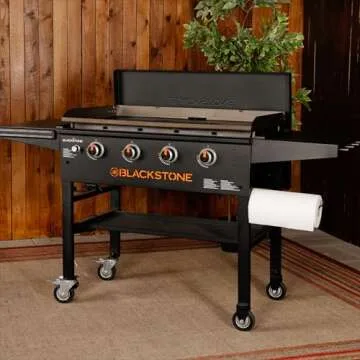 Blackstone 5004 36” Griddle Hard Cover, Powder Coated Steel, Black