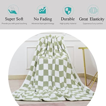 GCQC Checkered Throw Blanket - Soft Cozy Gift for All