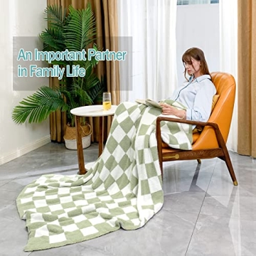GCQC Checkered Throw Blanket - Soft Cozy Gift for All