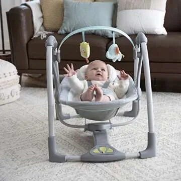 Ingenuity Swing 'n Go Portable Baby Swing - 5-Speed & Sounds